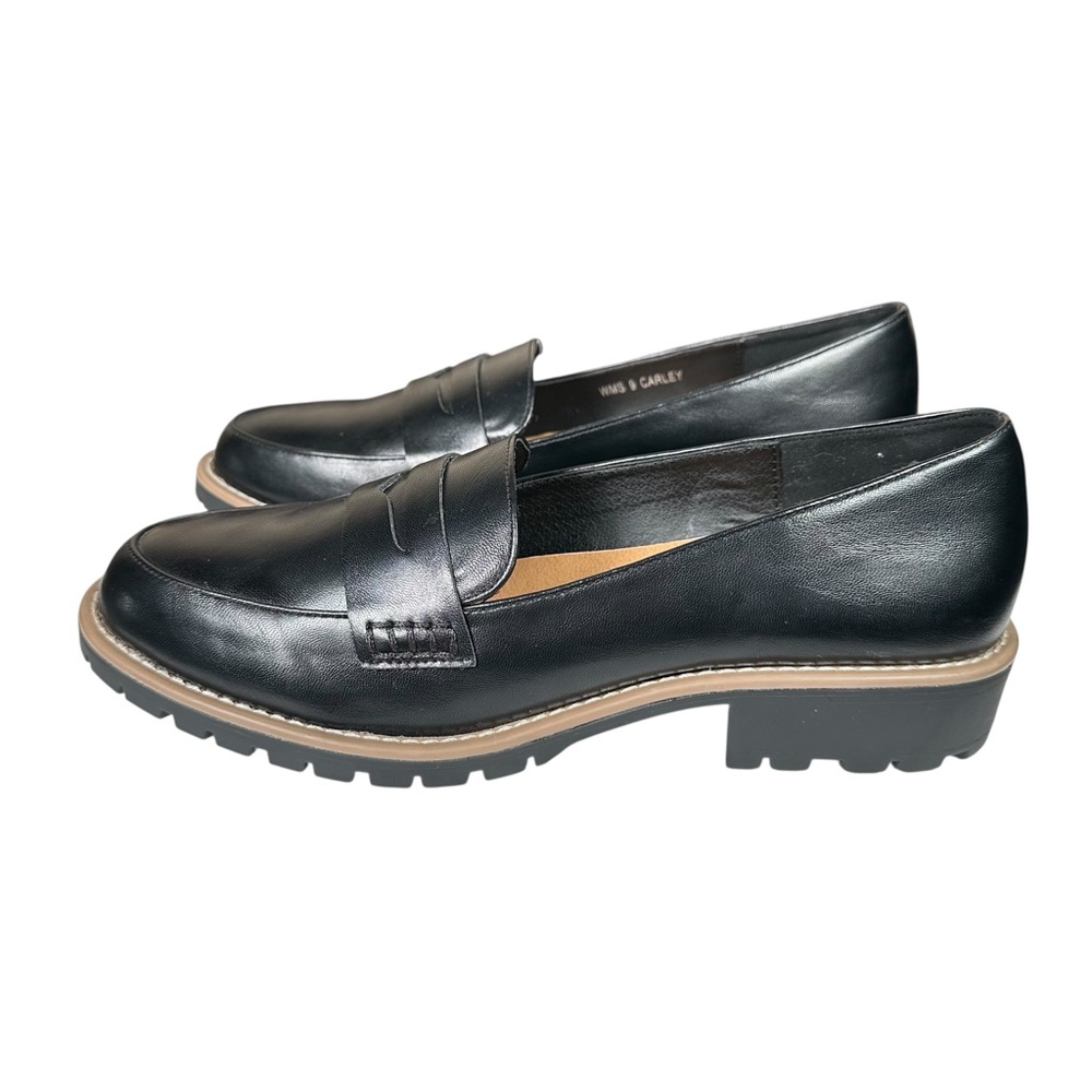 DV DOLCE VITA Carley Lug Sole Loafers In black - Picture 4 of 8